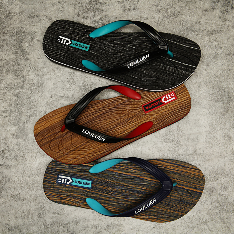 Lu 'an men's flip-flops wholesale summer beach anti-slip outdoor flip-flops Men's trendy rubber cool slippers Application Scenario