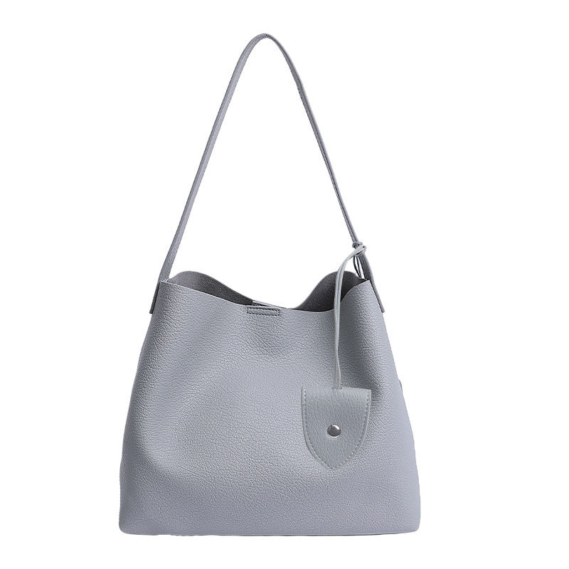 Retro underarm single-shoulder bag 2025 new summer simple crossbody bucket bag large capacity fashionable and versatile tote bag Item Picture