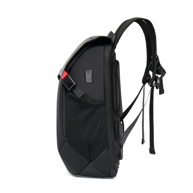 New business backpack, men's backpack, USB laptop bag, fashionable and trendy, light luxury business backpack Specification drawing