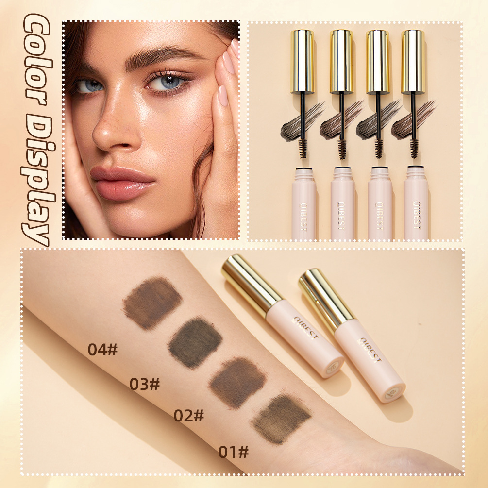 QIBEST Cross-border Three-dimensional Thickening Eyebrow Dye, Quick-drying Eyebrow Dye Cream, long-lasting, Waterproof, No smudging, No Smudging wholesale details Picture