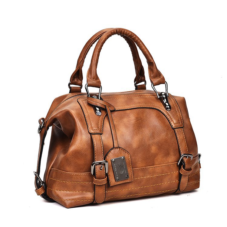 European and American women's bag trend export, Boston cross-border handbag, retro shoulder bag, crossbody bag, one piece global consignment Item Picture