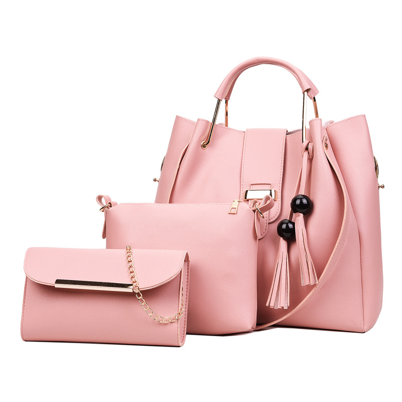 "Bag Women Cross-border 2024 New Style European and American hand-held women's bags, fashionable single-shoulder bucket women's bags, mother's bags, mommy's bags. full figure