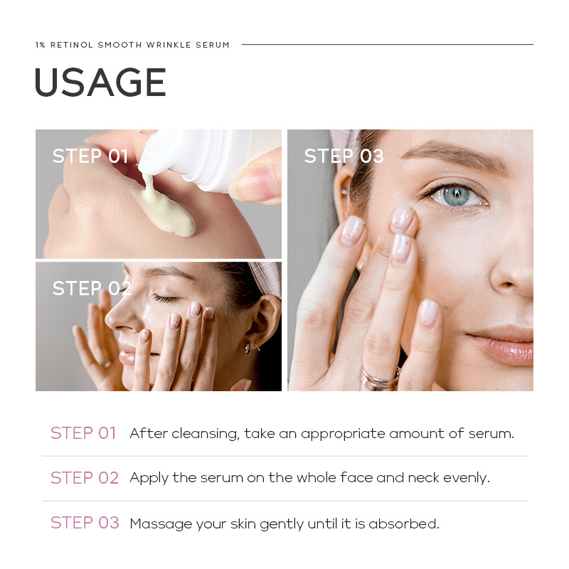 Cross-border Quiyum 1% Retinol Rejuvenating Essence 30ml Hydrating, Moisturizing and Repairing Factory in stock wholesale details Picture