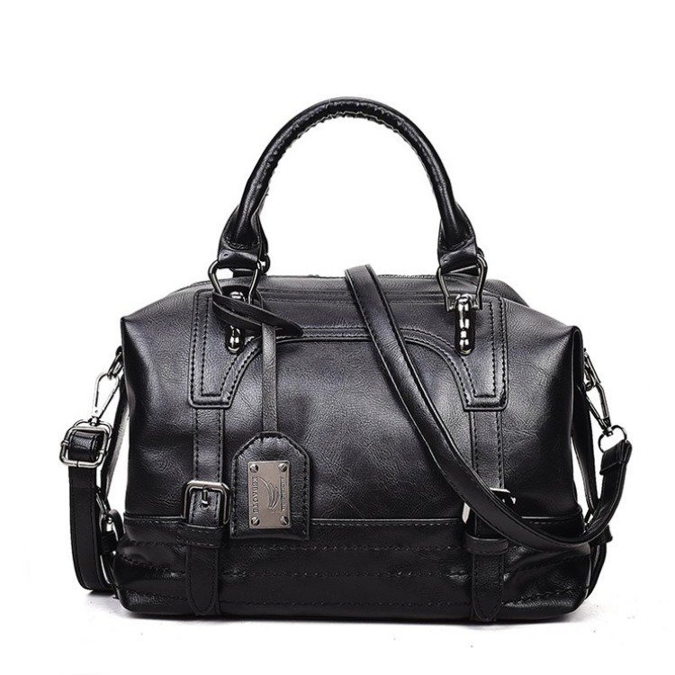 European and American women's bag trend export, Boston cross-border handbag, retro shoulder bag, crossbody bag, one piece global consignment details Picture