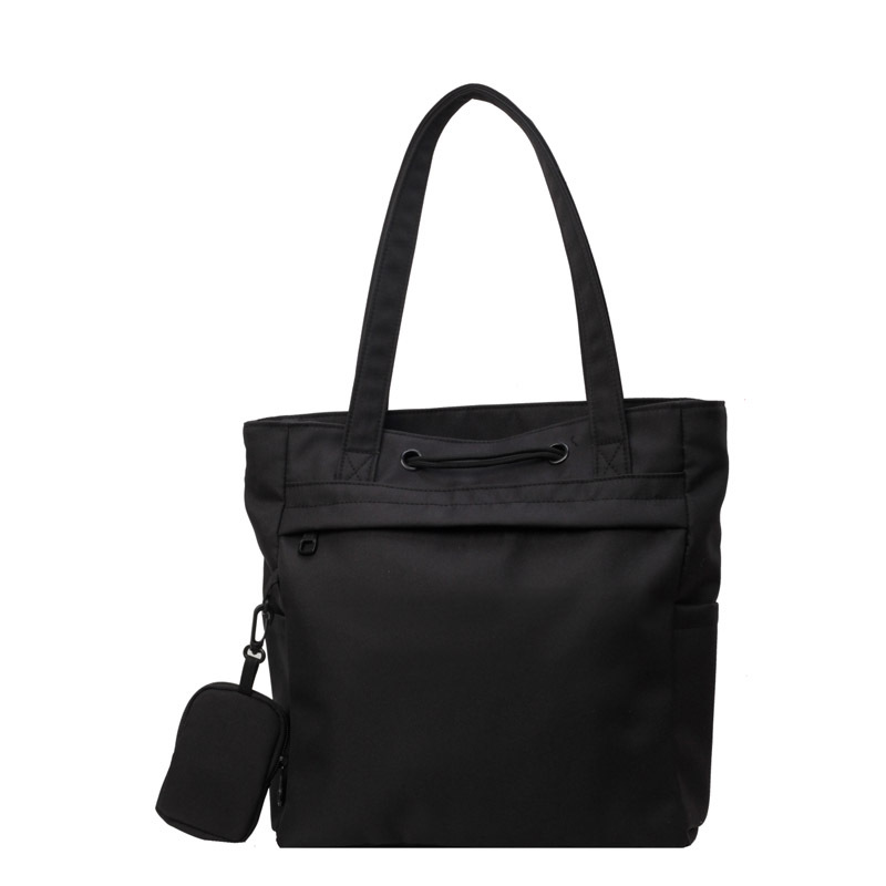 Forest College style college student commuting single-shoulder bag, large-capacity tote bag for going out, simple and versatile underarm bag Item Picture
