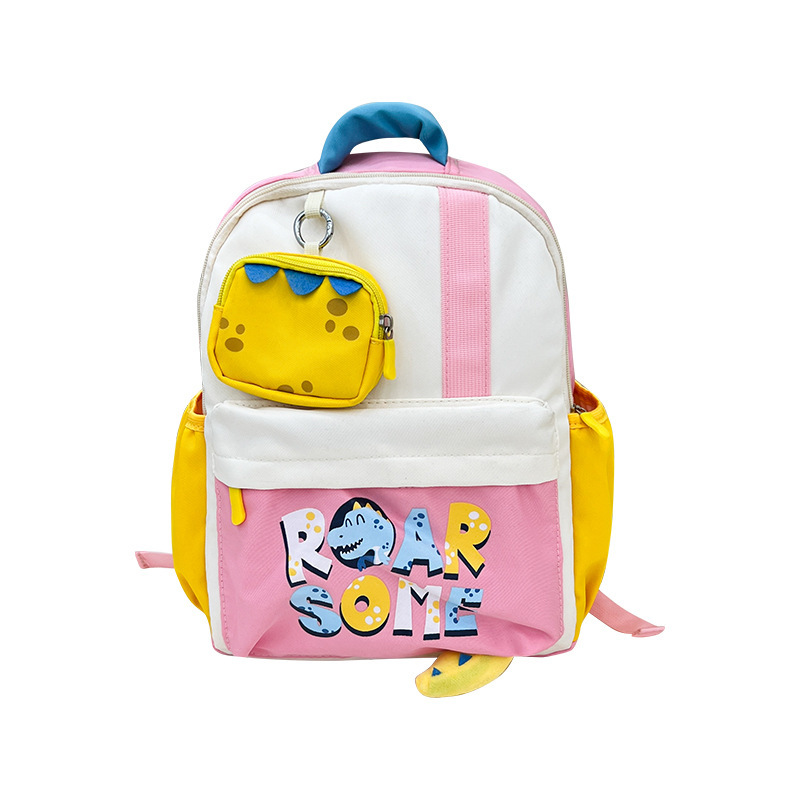 New 2024 children's backpacks with cartoon and cute prints for boys and girls, kindergarten schoolbags, and daily matching backpacks Item Picture