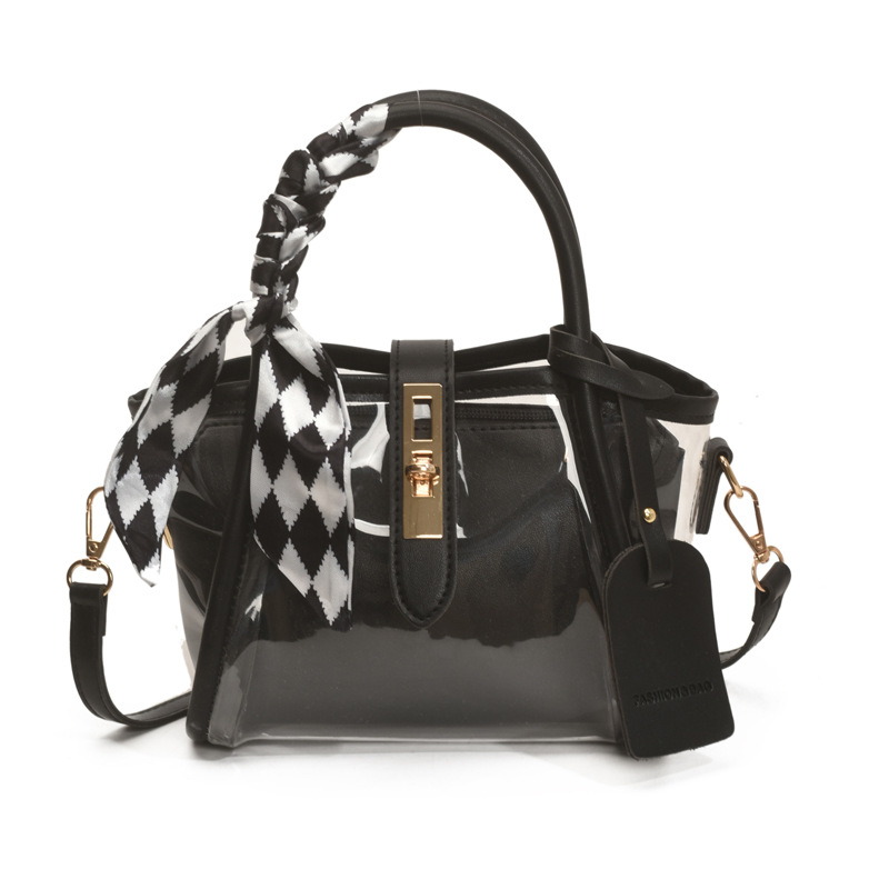 This year's popular women's handbag features a new, stylish and versatile hand-held crossbody bag with a Korean niche design and a bucket bag Item Picture