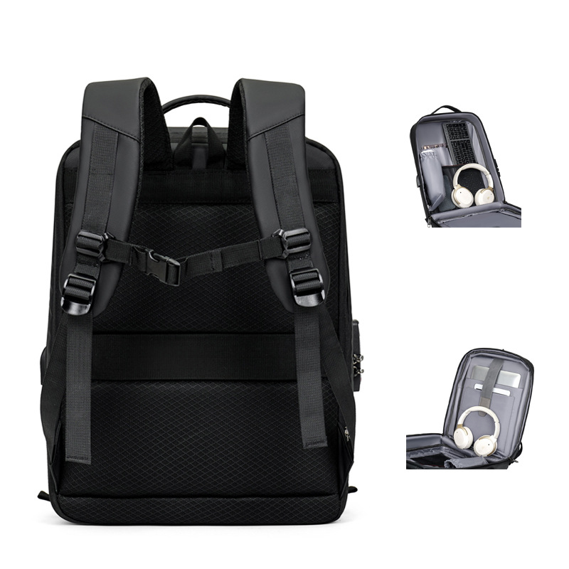 Backpacks, hard-shell e-sports backpacks, cross-border fashionable school bags, laptop bags, business travel 16-inch computer bags details Picture