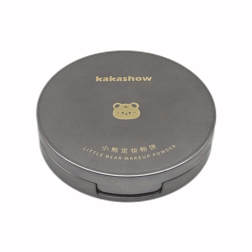 kakashow Little Bear loose Powder compacts oil control, long-lasting makeup setting, concealing, nourishing, smoothing, touch-up, waterproof and dry oily skin Item Picture