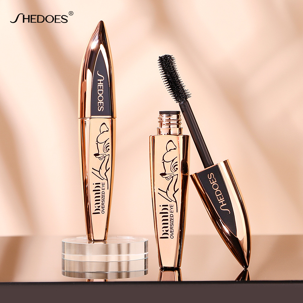 Shedoes cross-border export Bambi Deer Mascara is waterproof, sweat-proof, thickens the eyes, elongates the eyes and ensures long-lasting makeup full figure