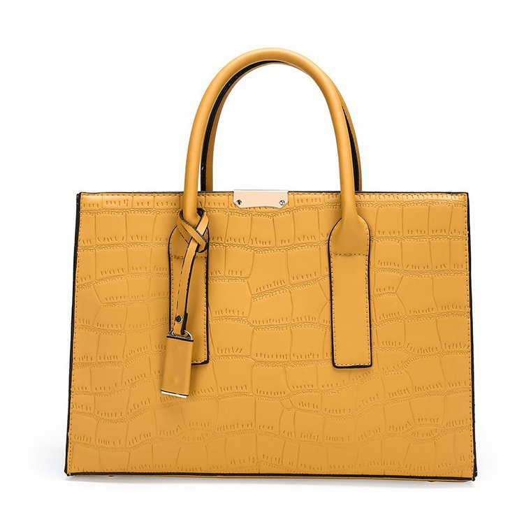 New crocodile-patterned women's bag, European and American trend foreign trade handbag, cross-border single-shoulder bag, crossbody bag, one piece, global shipping full figure