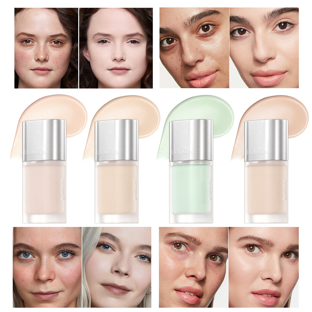 QIBEST Natural Concealer is hydrating, light, waterproof and long-lasting. It covers and brightens dark circles, acne marks and tear troughs Specification drawing