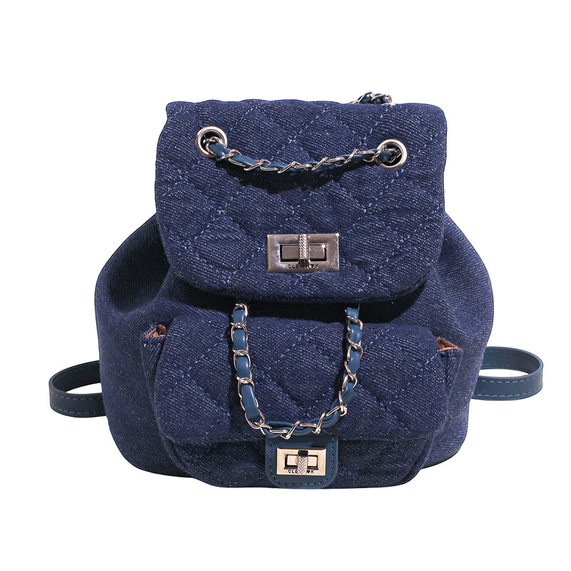 A stylish and casual 2025 summer new women's bag with a diamond-shaped chain, a commuting crossbody bag Item Picture