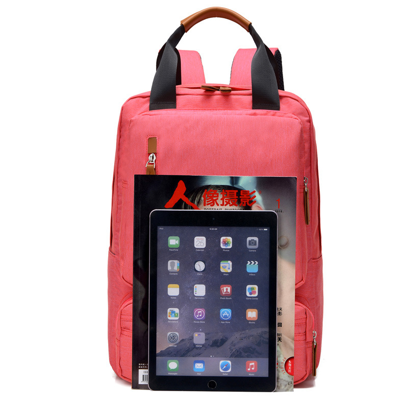 Factory wholesale Korean-style backpacks for girls, simple student schoolbags, outdoor leisure travel backpacks, cross-border Specification drawing