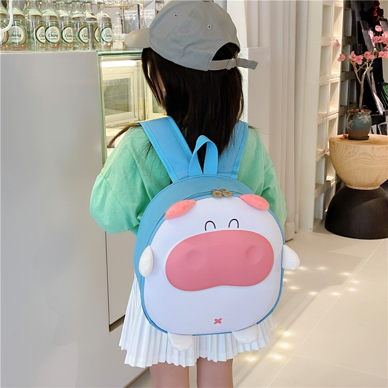 2023 New Children's schoolbag, eggshell bag, cartoon and cute kindergarten schoolbag, small animal children's backpack details Picture