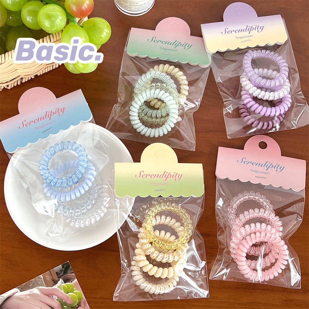 Sweet and girlish style hair bands, hair accessories, hair ties, high elasticity, no damage to hair, fresh and versatile hair accessories wholesale details Picture