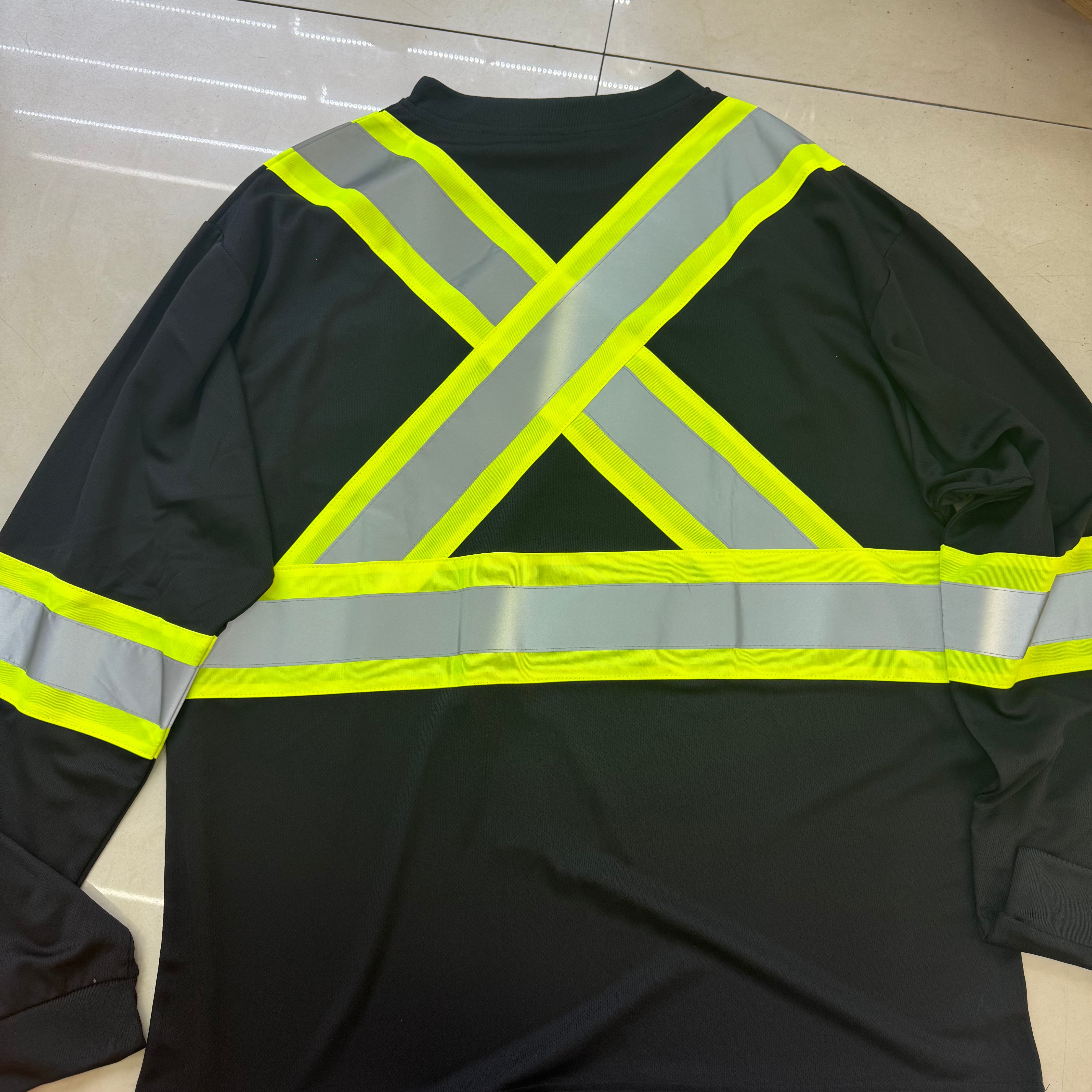 Reflective Clothing, Sun Protection, Breathable, Round-Neck Reflective T-Shirt, High-Brightness Work Clothes For Construction Item Picture