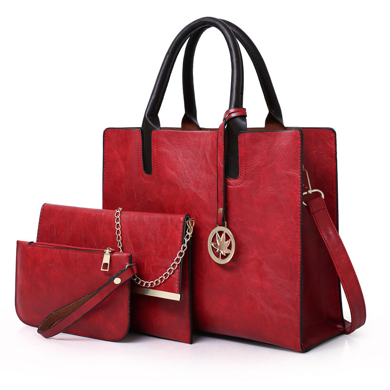Wholesale of 2022 new style European and American fashion three-piece set mother-and-child bags, large-capacity single-shoulder hand-carry crossbody bags from the manufacturer Application Scenario