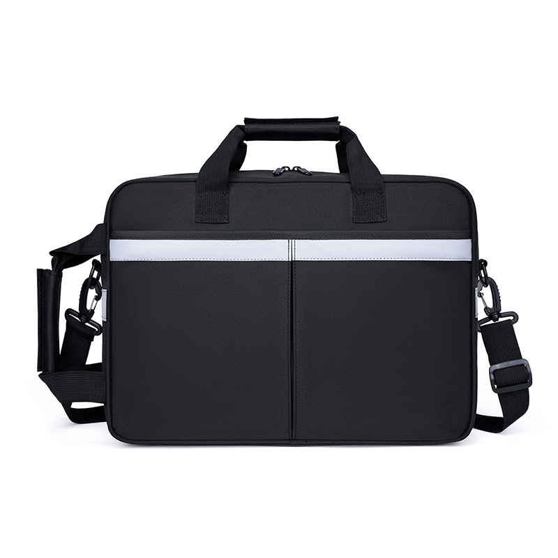 New men's briefcase, computer handbag, large-capacity single-shoulder crossbody bag, business laptop bag, 16 inches full figure