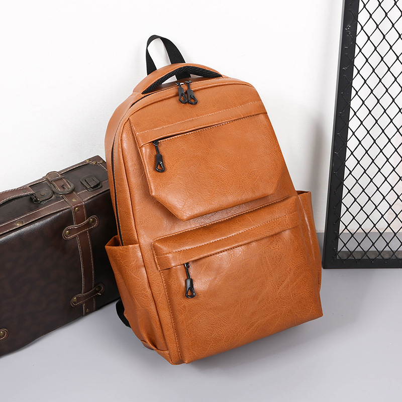 2024 New style backpack, large-capacity schoolbag for junior and senior high school students, simple commuting computer bag, cross-border wholesale, men's trend edition Specification drawing
