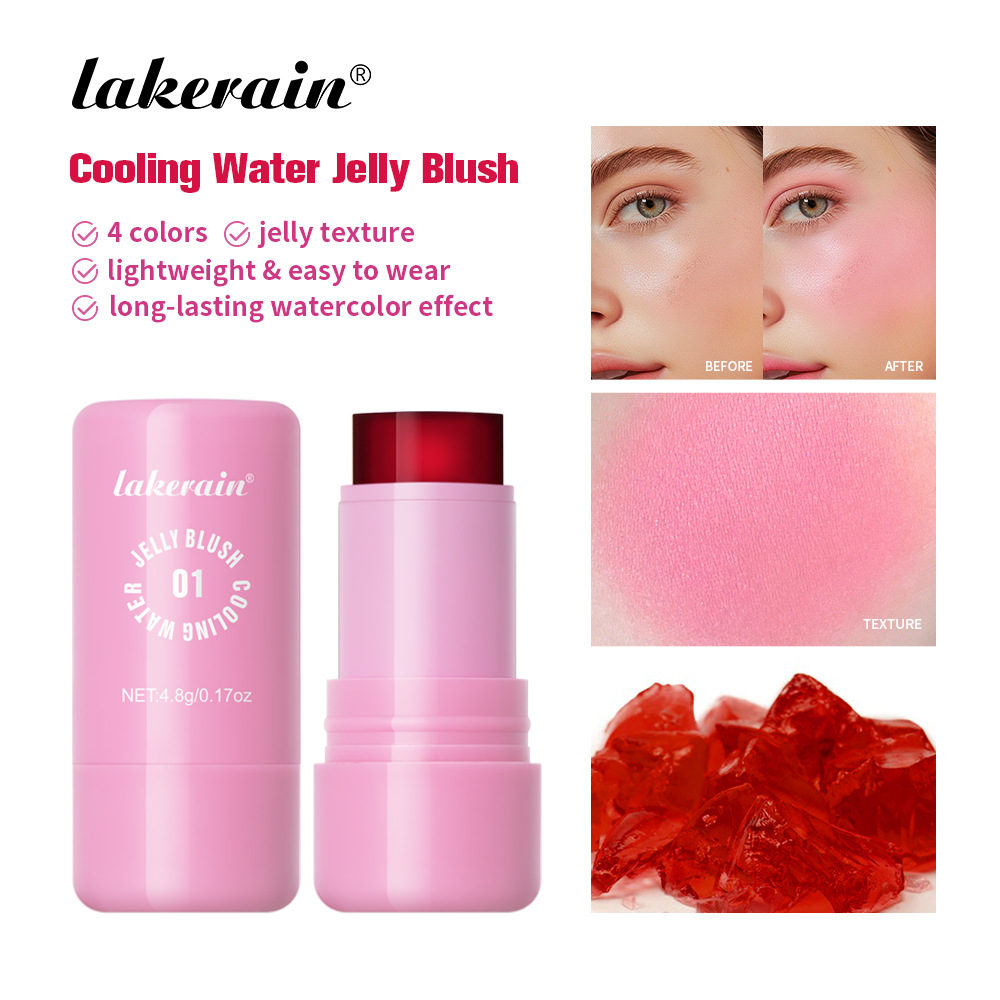 Lakerain Jelly Blush Lazy Person Contouring and color-enhancing Blush Stick details Picture