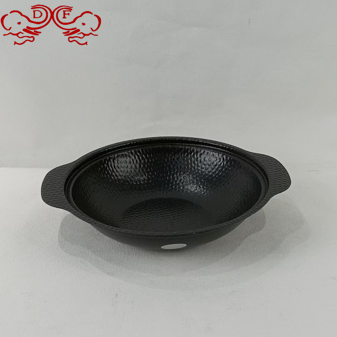 DF99002 Hammer pattern 煲仔饭 dry pot induction cooker household pot commercial stew pot gas alcohol stove non-stick pot DF TRADINGHOUSE Item Picture