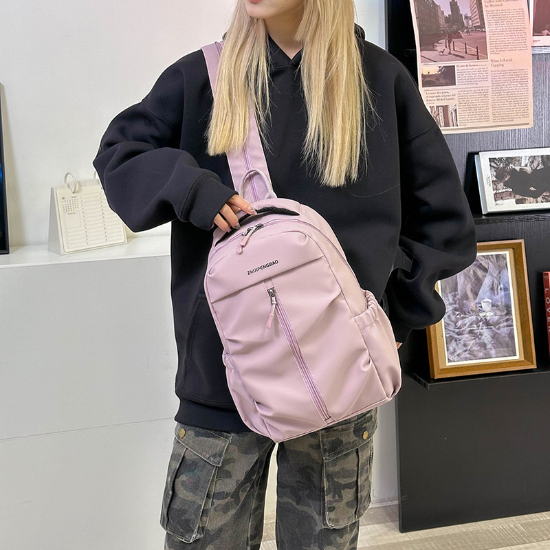 Casual chest bag, sporty and trendy single-shoulder bag, Spring 2025 new style for both men and women, simple and water-resistant double-shoulder small bag Specification drawing