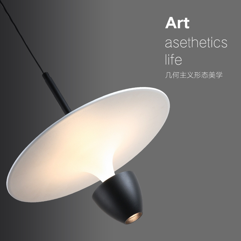 A modern and simple Nordic light luxury minimalist pendant lamp for the bedside in the bedroom, with a height-adjustable creative pendant lamp for the dining room bar counter Specification image