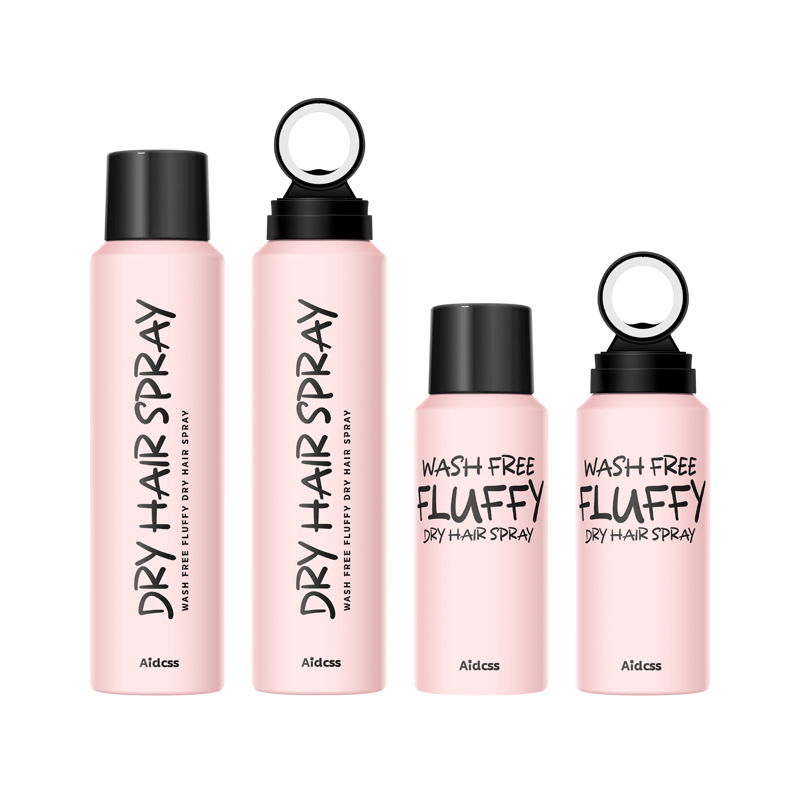 Dry hair spray makes your hair voluminous in one second without washing! No-wash air-feeling volumizing spray, a natural hair styling, oil-removing and drying wonder Item Picture