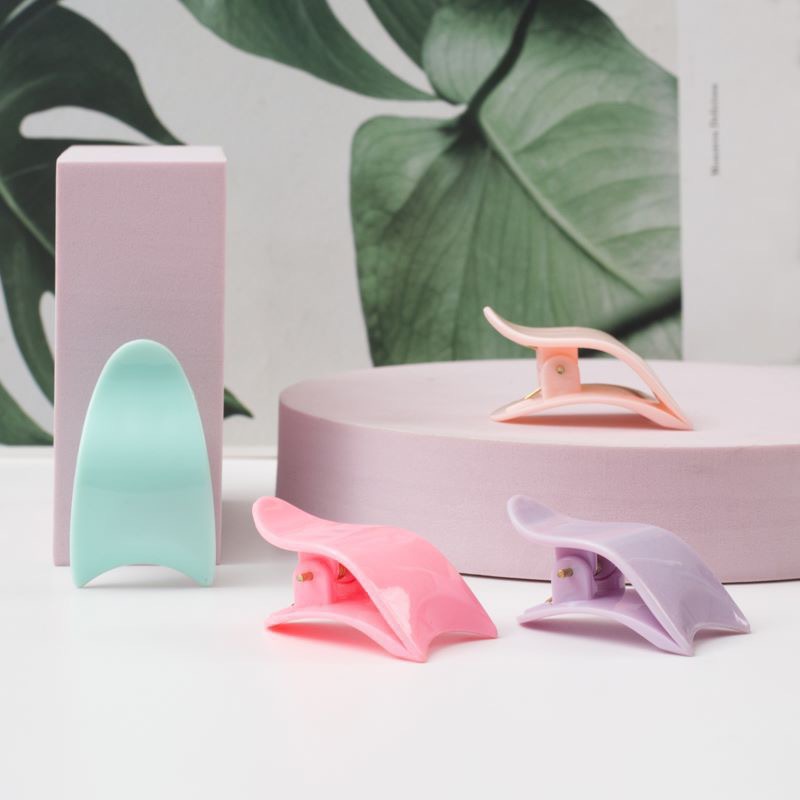 New macaron color-matched false eyelash assistant, plastic eyelash assistant clip, eyelash clip magic tool, beauty tool details Picture