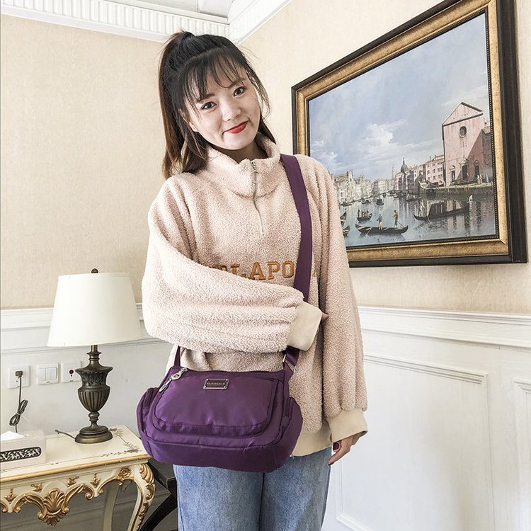 New casual nylon fabric women's bag, single-shoulder crossbody women's bag, trendy single-shoulder bag, cross-border one-piece consignment worldwide Application Scenario