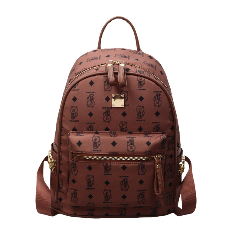 A cute little bear backpack for female college students in 2025, a new fashionable and trendy backpack with a large capacity Item Picture