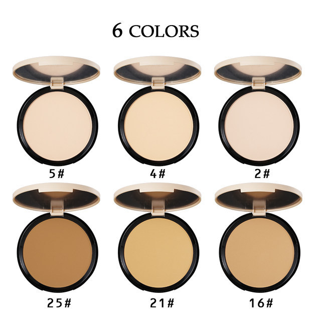 Menow large powder compact one-pat contour, brightening, matte fine powder, light and thin setting powder details Picture