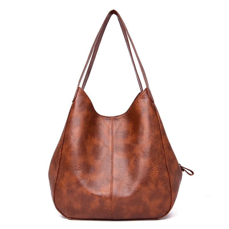 New foreign trade women's bags, large-capacity single-shoulder bags for Europe and America, trendy tote bags, cross-border one-piece consignment, global Hobo bags Item Picture