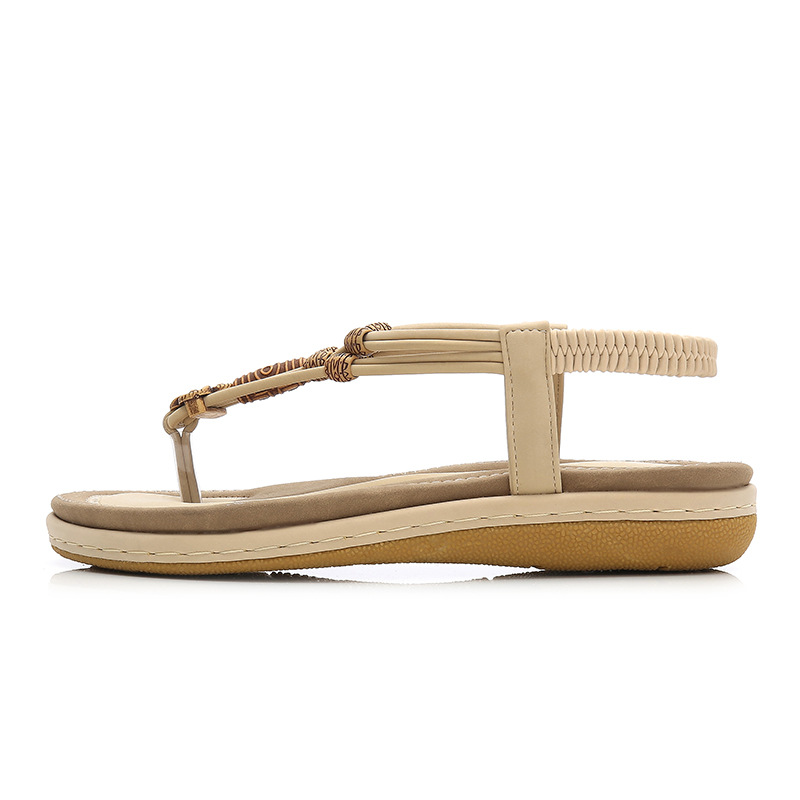 Cross-border supply 2025 new style sandal for women, thick-soled cake, large-sized women's sandal, fashionable Roman style, 36-43 Item Picture