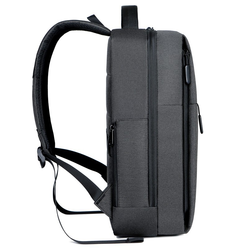 Men's backpack, computer backpack, business commuting backpack, multi-functional computer bag with logo printing Specification drawing