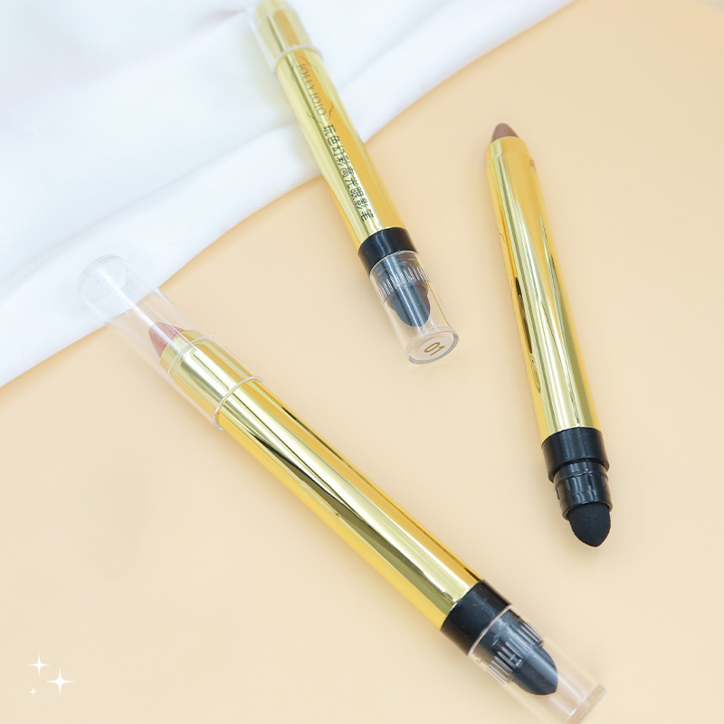 JOLLY JOJO Multi-color Eyeshadow Highlights Brightening double-head Eyeshadow pen Cross-border makeup one-piece consignment Application Scenario