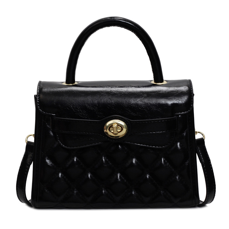 A retro hand-held small square bag for women in the early spring of 2025, a simple and elegant single-shoulder crossbody bag for commuting Item Picture