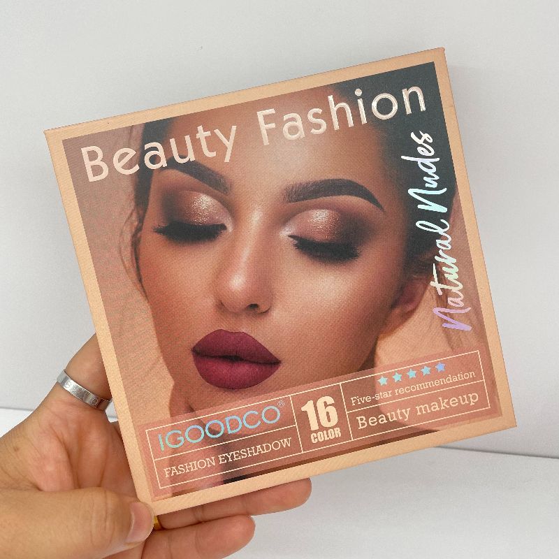 Cardboard eye shadow Book eye shadow 16 colors eye shadow
