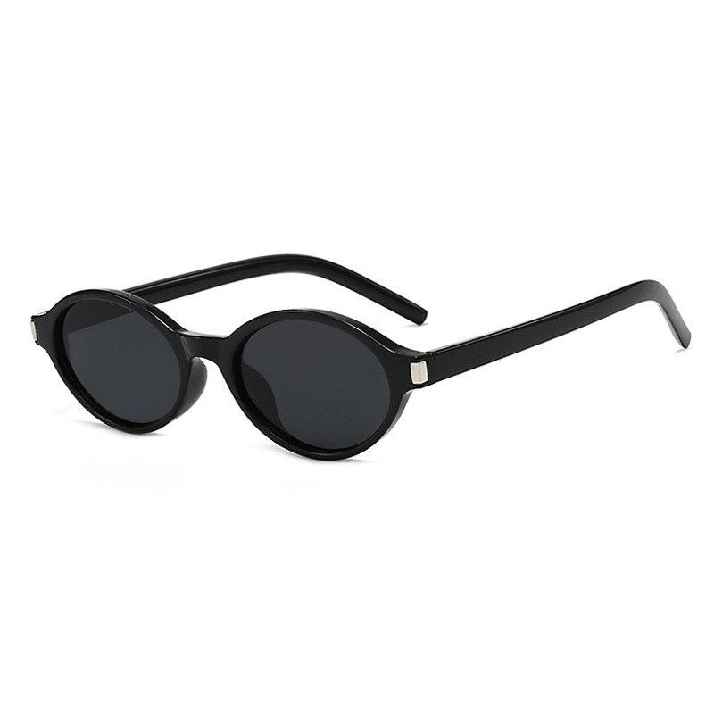 Oval rice nail sunglasses, simple 2025 new retro fashion sunglasses, European and American Instagram popular sunglasses for women Item Picture