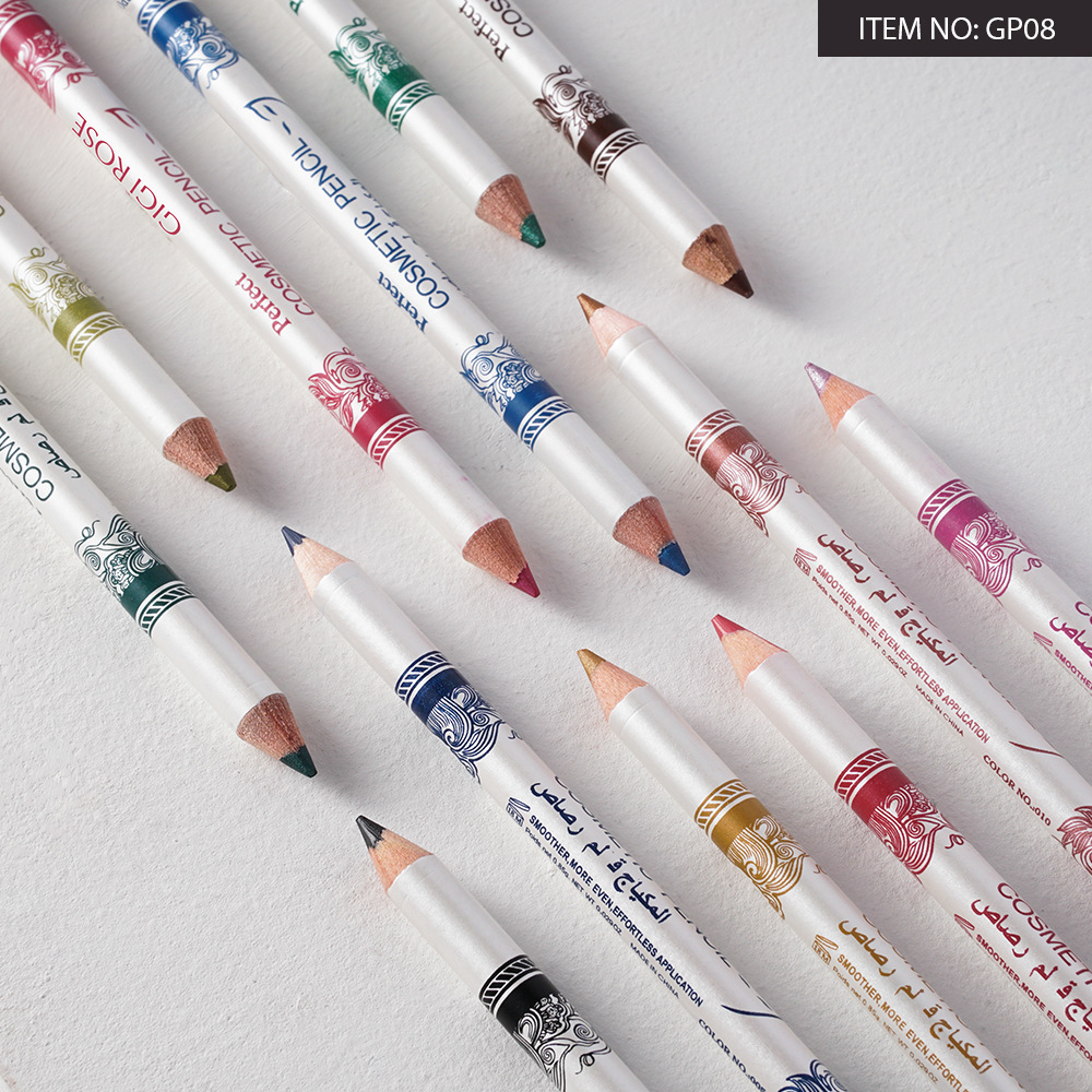 GIGI ROSE GP08 12-color eyeliner, eyeshadow and lip liner multi-functional makeup pen that is easy to apply and a cross-border bestseller details Picture