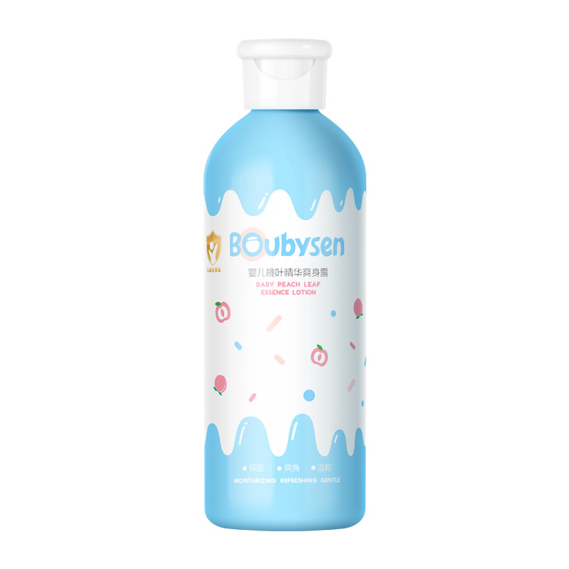 Peach Leaf Essence Refreshing Body Lotion Peach Leaf Essence Newborn Baby Refreshing Body Lotion Children's heat Rash Moisturizing, comfortable and breathable Item Picture