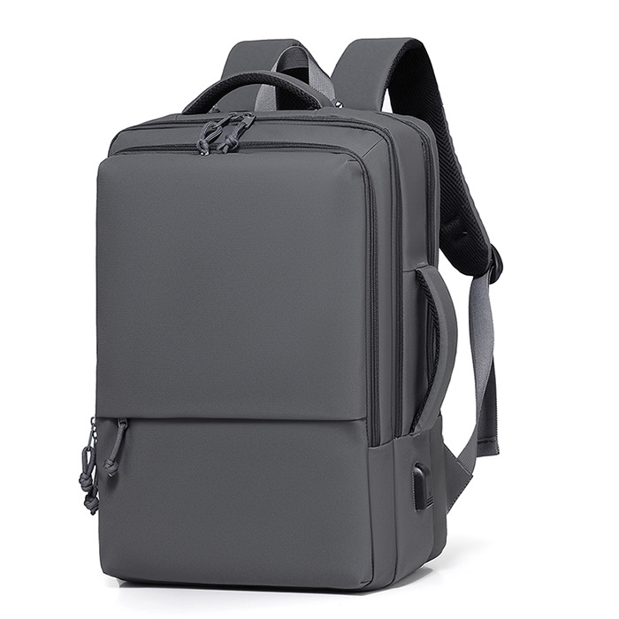 Multi-functional double-shoulder computer bag for men, high-end feel, large capacity, casual travel, college student schoolbag, double-shoulder bag for women Specification drawing
