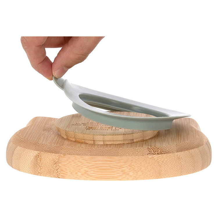 【 Jiehao Bamboo and Wood 】 Japanese-style all-bamboo tableware, natural and eco-friendly children's separate plates, creative cartoon plates, best-selling CX in Japan and South Korea Application Scenario