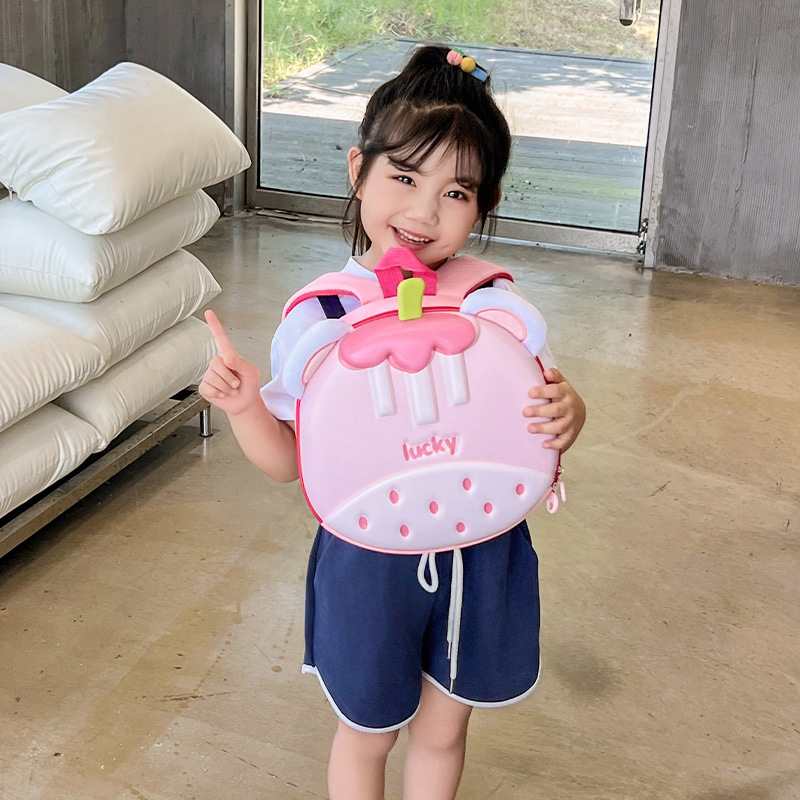 2024 New kindergarten backpack, cute little rabbit baby eggshell backpack, lightweight schoolbag for boys and girls to go to school Application Scenario