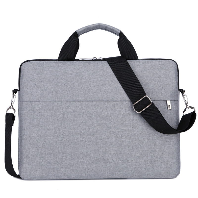 Laptop bag, iPad inner bag, 14-inch, 15.6-inch ultra-thin notebook, single-shoulder bag, business meeting briefcase full figure