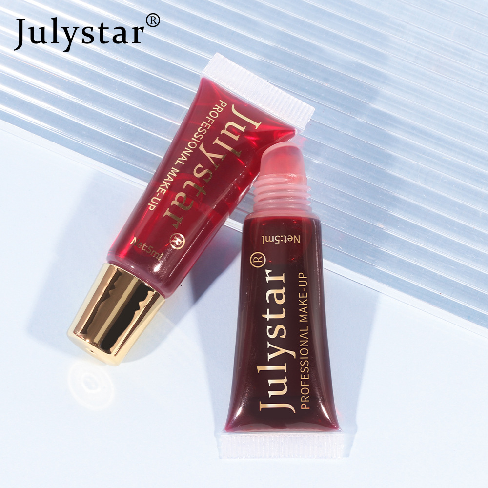 Julystar Peel-off Lip Gloss Matte finish with base color for lip dyeing peel-off Lipstick Cross-border makeup Application Scenario