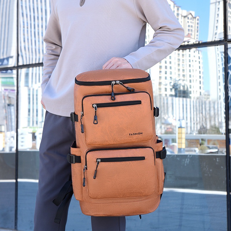 Cross-border backpacks, business commuting computer bags, backpacks, men's quality single-shoulder and double-shoulder large-capacity backpacks details Picture