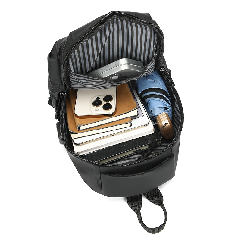 Customized chest bags, men's fashion trends, lightweight single-shoulder bags, multi-purpose men's bags, LOGO processing, lightweight double-shoulder small backpacks Application Scenario