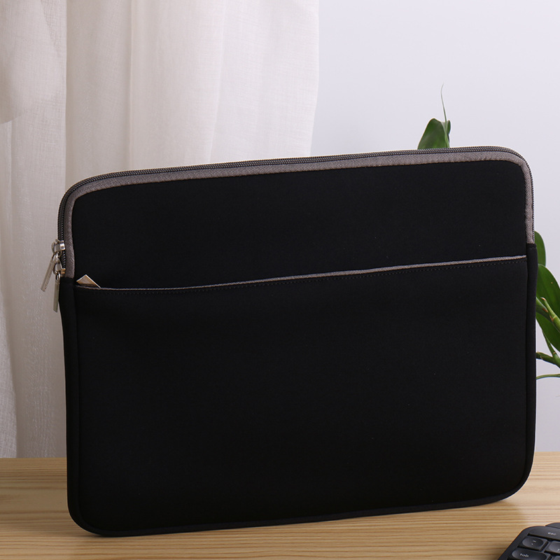 Factory wholesale diving material notebook computer bags, 13-inch neoprene rubber protective cases, 14-inch computer inner liner bags details Picture